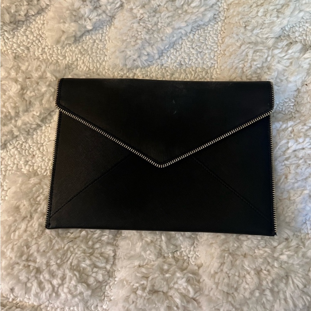 Rebecca Minkoff Black Envelope Clutch